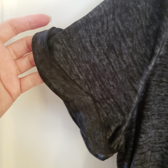 Style & Co V-Neck Short Sleeve Sheer T-Shirt - Picture 4 of 8